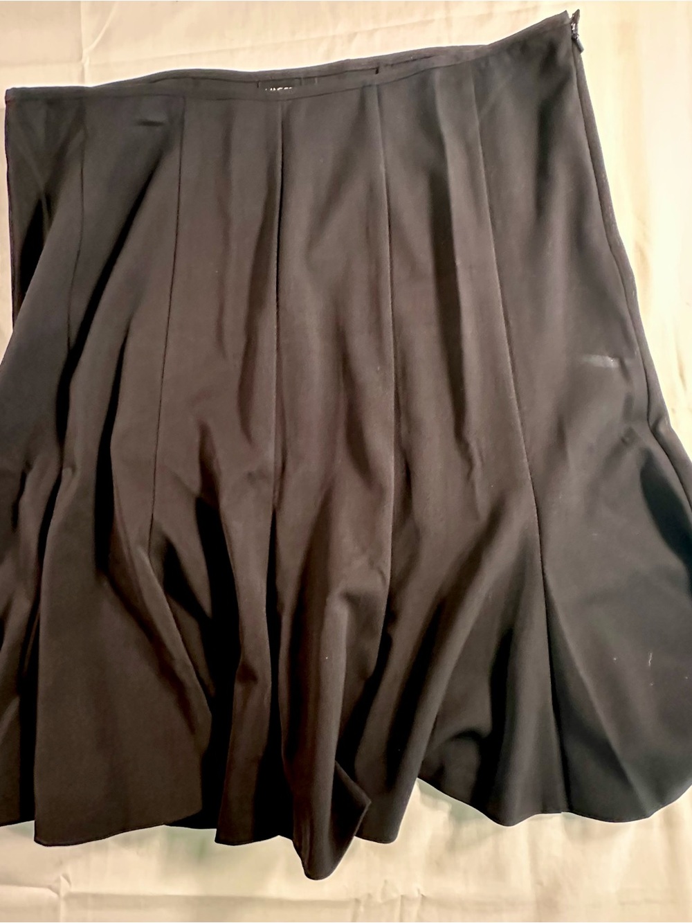 Lane Bryant Black Circle Skirt 18 business corporate, Ivy League preppy Y2K